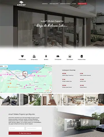 amorf inşaat web tasarım