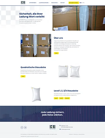cargo schutz web tasarım