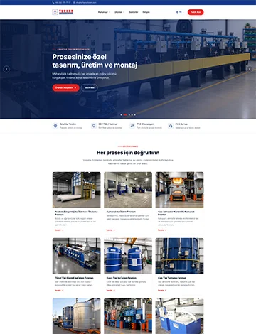 turhan ısıl işlem web tasarım izmir