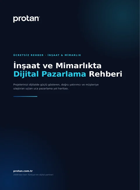 İnşaat ve Mimarlıkta Dijital Pazarlama Rehberi kapak