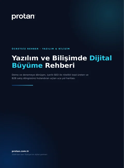Yazılım ve Bilişimde Dijital Büyüme Rehberi kapak