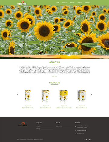 turca food web tasarım