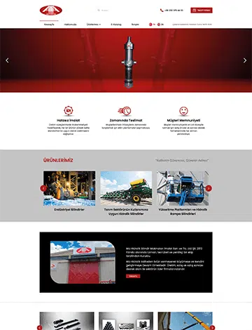 ata hidrolik web tasarım