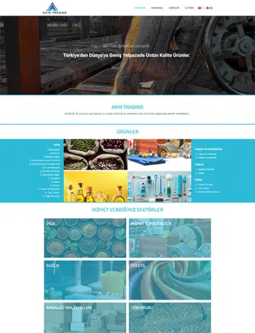 akın trading web tasarım