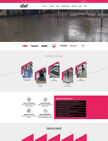 alef yapı web tasarım